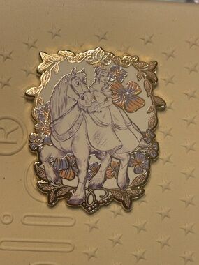 Disney Belle & Philippe Princess Horse Blind Box Beauty & the Beast Monogram Pin